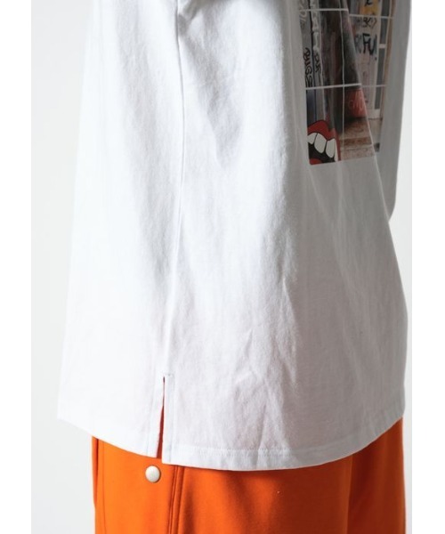 RE730(アールイーセブンサーティー)の「RE730 かくれんぼしているなみおくん 半袖ビッグシルエットTシャツ(Tシャツ/カットソー・メンズ・オフホワイト/ブラック・MEDIUM/LARGE/X-LARGE)」の22枚目の写真