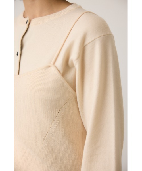 【セール】ニットビスチェツインセット（ニット/セーター）｜crie conforto（クリーコンフォルト）