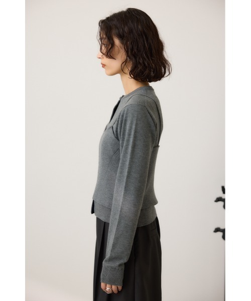 【セール】ニットビスチェツインセット（ニット/セーター）｜crie conforto（クリーコンフォルト）