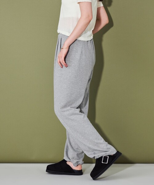 CITEN（シテン）の「＜CITEN＞ タックスウェットパンツ（スウェット