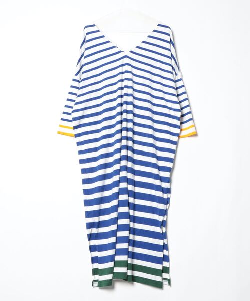 セール/ブランド古着】ボーダー柄長袖ワンピース（ワンピース  