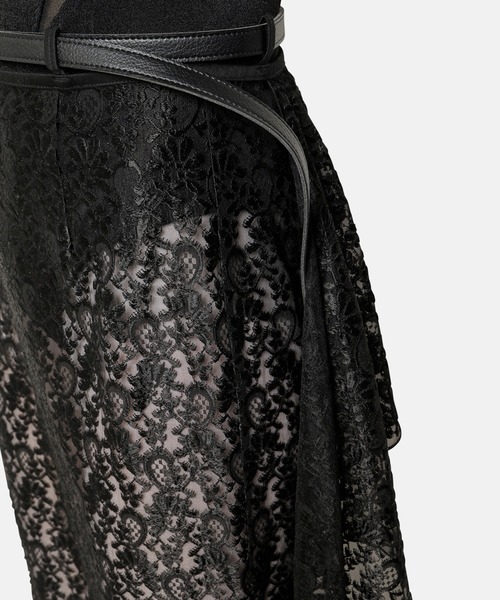 iRENE(アイレネ)の「フォーリングプレートレーススカート / Falling-Plate Lace Skirt(スカート・レディース・ブラック/オフホワイト・36/34/38)」の15枚目の写真
