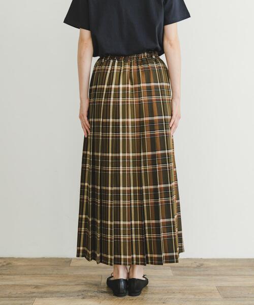 ITEMS URBANRESEARCH（アイテムズ アーバンリサーチ）の「チェックプリーツスカート（スカート・レディース・ネイビー/カーキ/アイボリー/ブラック・FREE）」の11枚目の写真
