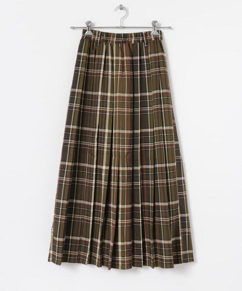 ITEMS URBANRESEARCH（アイテムズ アーバンリサーチ）の「チェックプリーツスカート（スカート・レディース・ネイビー/カーキ/アイボリー/ブラック・FREE）」の12枚目の写真