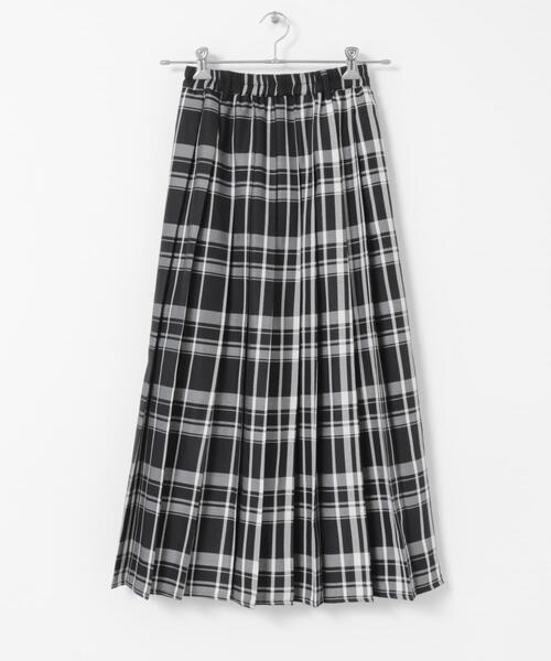 ITEMS URBANRESEARCH（アイテムズ アーバンリサーチ）の「チェックプリーツスカート（スカート・レディース・ネイビー/カーキ/アイボリー/ブラック・FREE）」の18枚目の写真