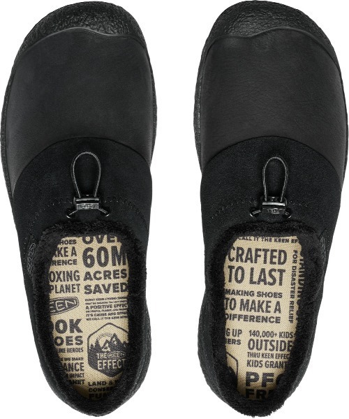 KEEN（キーン）の「HOWSER III SLIDE LEATHER / ハウザー スリー スライド レザー / メンズ スリッポン スニーカー（スリッポン・メンズ・ブラック・25.5cm/26cm/26.5cm/27cm/27.5cm/28cm/28.5cm/29cm/30cm/25cm）」の7枚目の写真