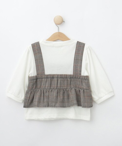 セール】【110-140cm/2点セット】チェックビスチェ＋ショート