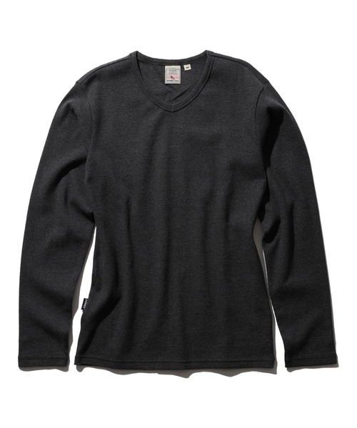 DAILY/デイリー》MINI WAFFLE V-NECK L/S T-SHIRT / ミニ