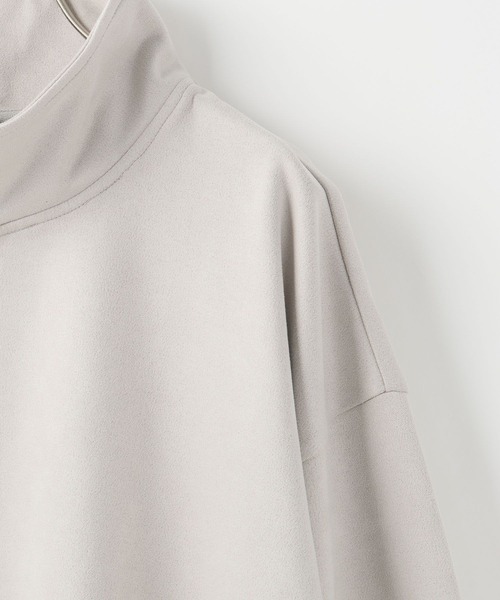 LOWRYS FARM（ローリーズファーム）の「カットスウェードＨＡＬＦＺＩＰ 148804（スウェット・メンズ・グレー/ベージュ/ネイビー・MEDIUM/LARGE）」の14枚目の写真