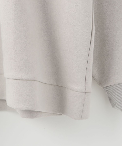 LOWRYS FARM（ローリーズファーム）の「カットスウェードＨＡＬＦＺＩＰ 148804（スウェット・メンズ・グレー/ベージュ/ネイビー・MEDIUM/LARGE）」の15枚目の写真