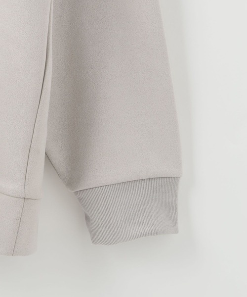 LOWRYS FARM（ローリーズファーム）の「カットスウェードＨＡＬＦＺＩＰ 148804（スウェット・メンズ・グレー/ベージュ/ネイビー・MEDIUM/LARGE）」の16枚目の写真