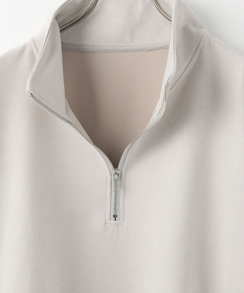 LOWRYS FARM（ローリーズファーム）の「カットスウェードＨＡＬＦＺＩＰ 148804（スウェット・メンズ・グレー/ベージュ/ネイビー・MEDIUM/LARGE）」の17枚目の写真