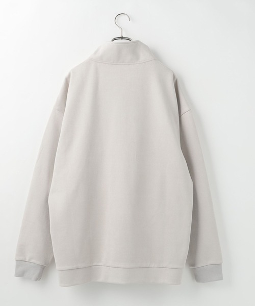 LOWRYS FARM（ローリーズファーム）の「カットスウェードＨＡＬＦＺＩＰ 148804（スウェット・メンズ・グレー/ベージュ/ネイビー・MEDIUM/LARGE）」の18枚目の写真