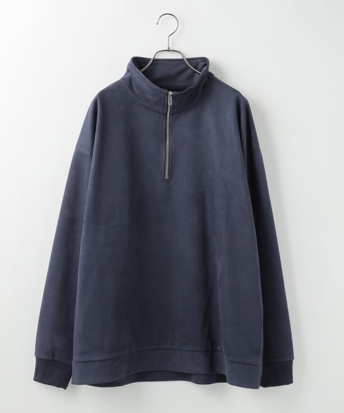 LOWRYS FARM（ローリーズファーム）の「カットスウェードＨＡＬＦＺＩＰ 148804（スウェット・メンズ・グレー/ベージュ/ネイビー・MEDIUM/LARGE）」の22枚目の写真