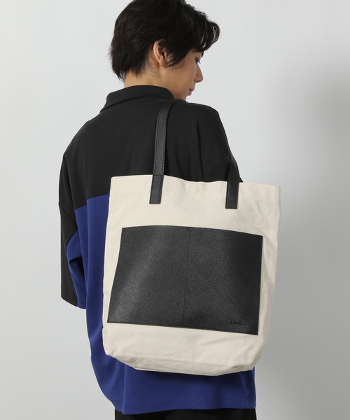 the dilettante Alas キャンバスコンビトートバッグ the dilettante / ザ ディレッタント】Alas キャンバスコンビ