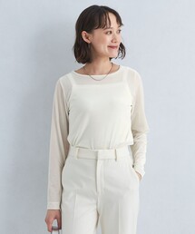 green label relaxing | トリコットベロア プルオーバー カットソー(Tシャツ/カットソー)