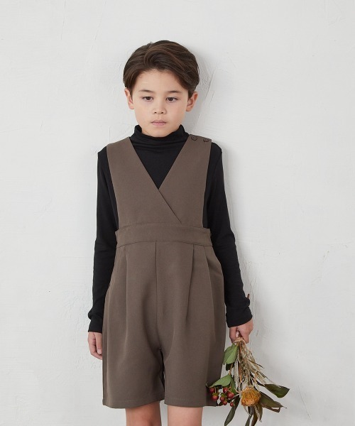 riziere（リジェール）の「シームレスハイネックプルオーバー（Tシャツ/カットソー・キッズ・ホワイト/ブラック・90/100/110/120/130/140/150）」の4枚目の写真