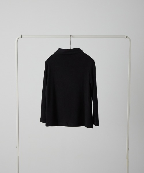 riziere（リジェール）の「シームレスハイネックプルオーバー（Tシャツ/カットソー・キッズ・ホワイト/ブラック・90/100/110/120/130/140/150）」の7枚目の写真