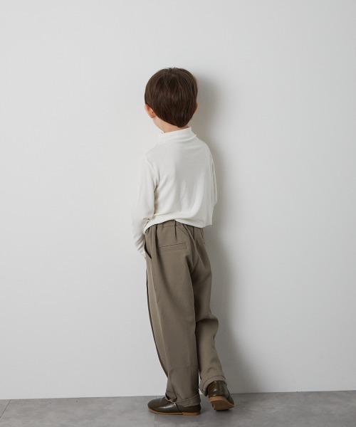 riziere（リジェール）の「シームレスハイネックプルオーバー（Tシャツ/カットソー・キッズ・ホワイト/ブラック・90/100/110/120/130/140/150）」の10枚目の写真