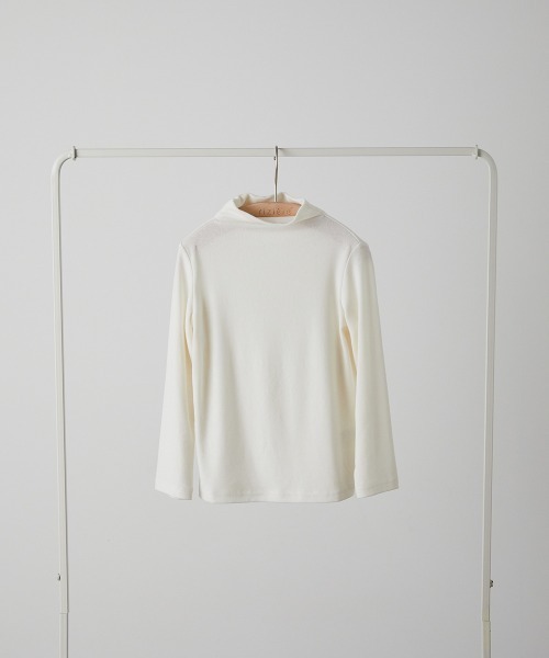 riziere（リジェール）の「シームレスハイネックプルオーバー（Tシャツ/カットソー・キッズ・ホワイト/ブラック・90/100/110/120/130/140/150）」の18枚目の写真