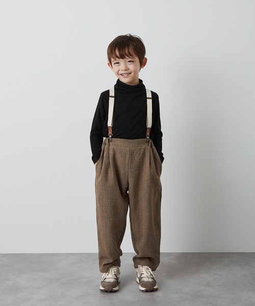 riziere（リジェール）の「シームレスハイネックプルオーバー（Tシャツ/カットソー・キッズ・ホワイト/ブラック・90/100/110/120/130/140/150）」の21枚目の写真