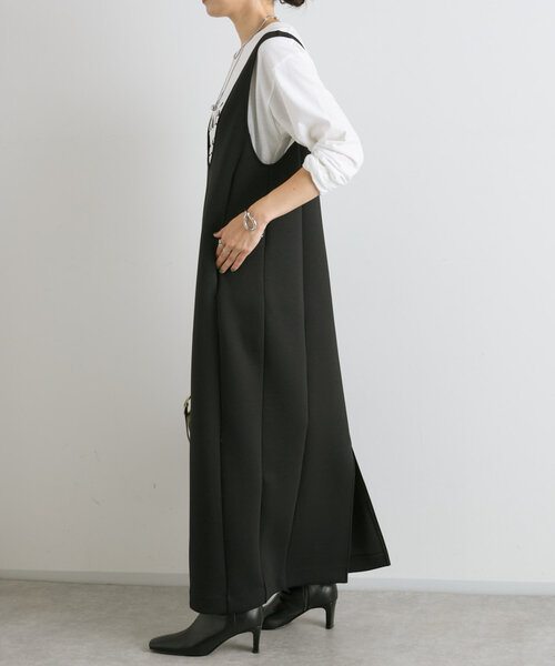 RIVE DROITE（リヴドロワ）の「【大人見えロゴT】La Beaute ロンTee（Tシャツ/カットソー・レディース・ベージュ/グレー/オフホワイト・FREE）」の10枚目の写真