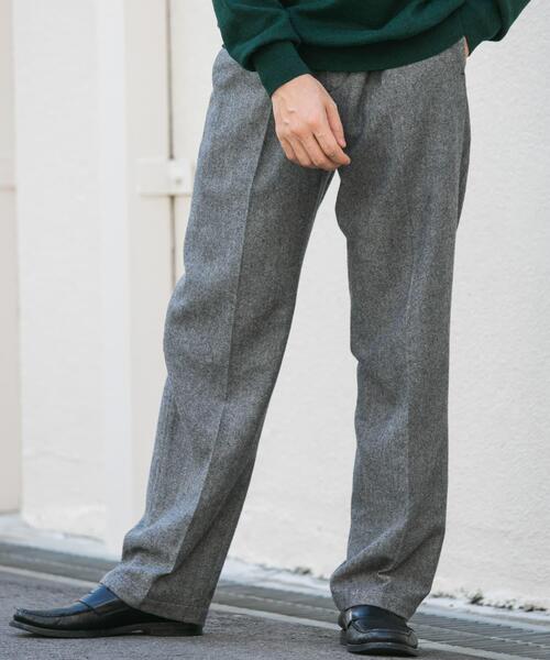 URBAN RESEARCH ROSSO MEN（アーバンリサーチロッソメン）の「『WEB限定』ウールツイードパンツ（その他パンツ・メンズ・ブラウン/チャコールグレー/ブラック・MEDIUM/LARGE）」の3枚目の写真