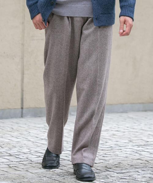 URBAN RESEARCH ROSSO MEN（アーバンリサーチロッソメン）の「『WEB限定』ウールツイードパンツ（その他パンツ・メンズ・ブラウン/チャコールグレー/ブラック・MEDIUM/LARGE）」の4枚目の写真