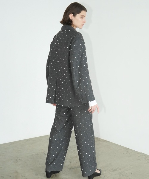 ジャケット・アウター CLANE PEARL DOT JACKET セール】PEARL DOT JACKET（テーラードジャケット）｜CLANE