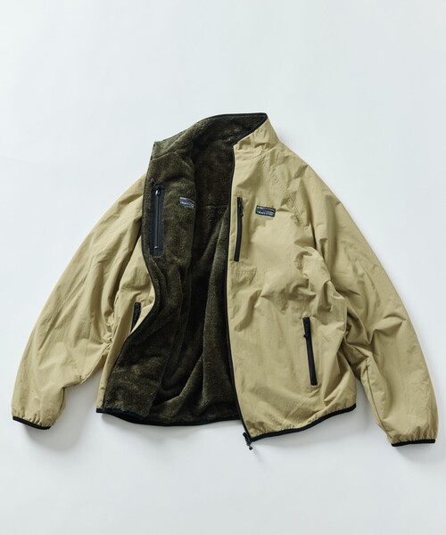 FREAK'S STORE(フリークスストア)の「限定展開 リラックスフィット ナイロン フリース リバーシブルブルゾン(ブルゾン・メンズ・ブラック/ベージュ/ネイビー/オリーブ/マルチ/スミクロ・SMALL/MEDIUM/LARGE/X-LARGE)」の10枚目の写真