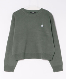 ALAND | 【UNISEX】ALAND／Aロゴクルーニットプルオーバー(ニット/セーター)