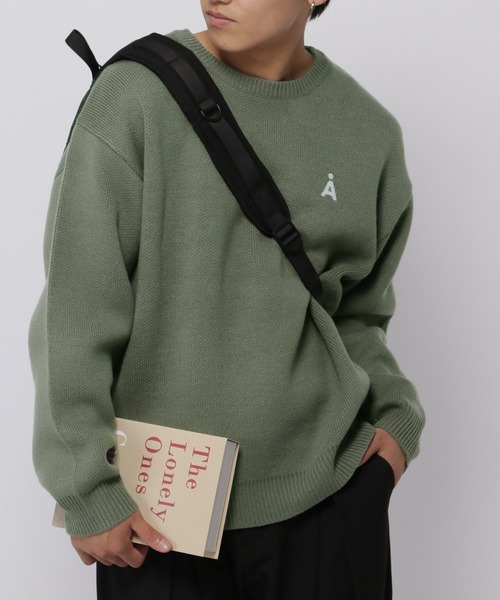 アルチビオ♡レア！ａロゴセーター新品 アルチビオ セーター ブラック 黒 長袖 ニット 36 ゴルフ （113）a