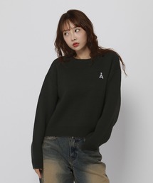 ALAND | 【UNISEX】ALAND／Aロゴクルーニットプルオーバー(ニット/セーター)