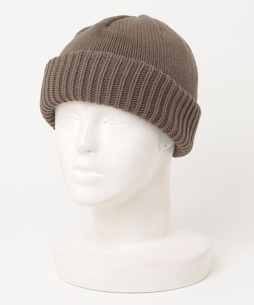 crepuscule(クレプスキュール)の「crepuscule Knit Cap 1 2403-024(ニットキャップ/ビーニー・メンズ・ブラウン/ブラック/グレー・FREE)」の6枚目の写真