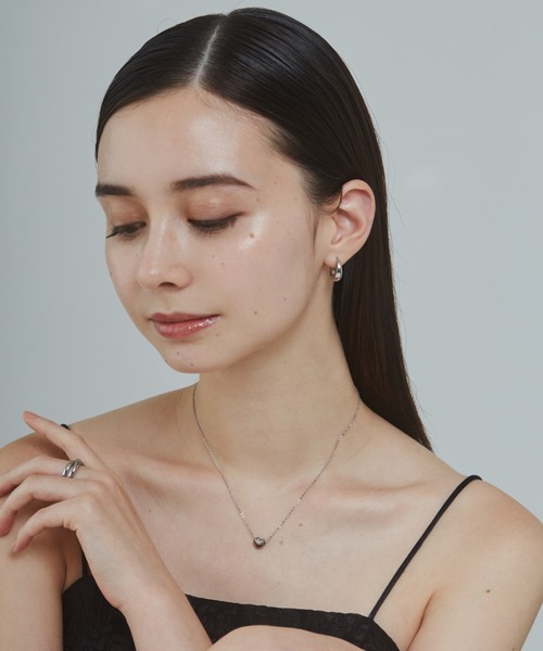 ciite' surgical stainless(シーテサージカルステンレス)の「【 金属アレルギー対応 】 ミニハートネックレス サージカルステンレス(ネックレス・レディース・ゴールド/シルバー・FREE)」の10枚目の写真
