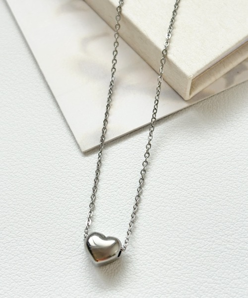 ciite' surgical stainless(シーテサージカルステンレス)の「【 金属アレルギー対応 】 ミニハートネックレス サージカルステンレス(ネックレス・レディース・ゴールド/シルバー・FREE)」の16枚目の写真