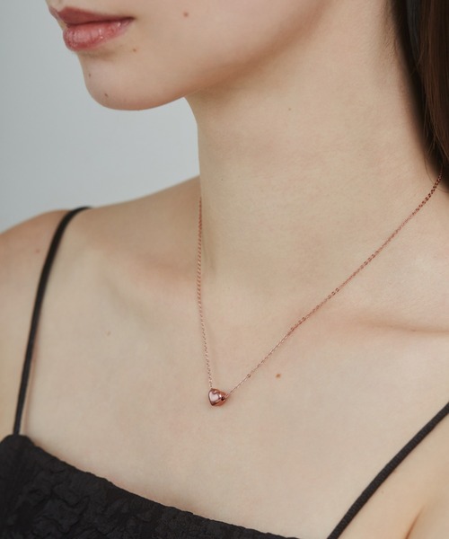 ciite' surgical stainless(シーテサージカルステンレス)の「【 金属アレルギー対応 】 ミニハートネックレス サージカルステンレス(ネックレス・レディース・ゴールド/シルバー・FREE)」の20枚目の写真