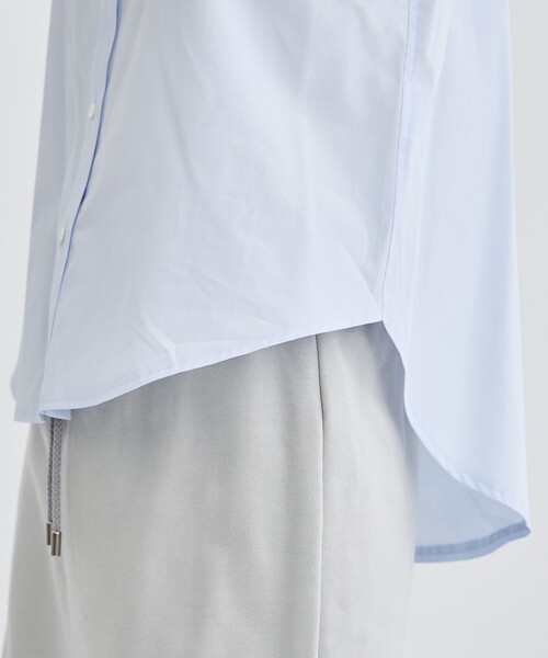 BASICKS(ベイシックス)の「【BASICKS/ベーシックス】Cut-out Thomas Mason Shirt/カットオフシャツ(シャツ/ブラウス・レディース・ライトブルー/レッド・S)」の13枚目の写真