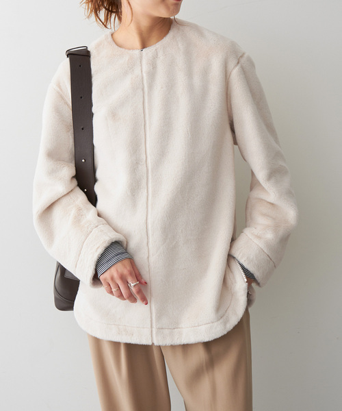 Spick and Span　スリーブFUR　プルオーバー Spick & Span - Spick and Span スリーブFUR プルオーバーの通販 by