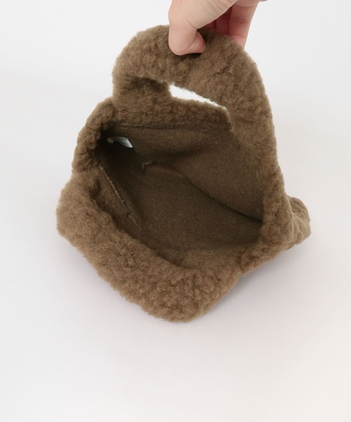 COLD BREAKER（コールドブレーカー）の「『別注』Cold Breaker×DOORS　ボアバッグ（ハンドバッグ・レディース・ベージュ/ダークブラウン・FREE）」の7枚目の写真