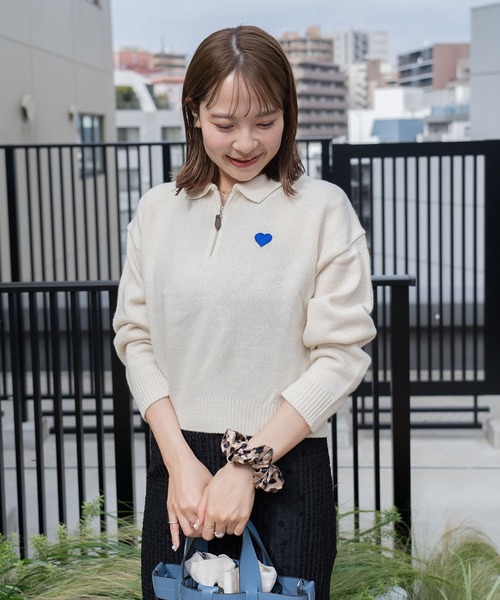 セール】【ZOZOTOWN限定カラー】HEART ZIP KNIT（ニット/セーター