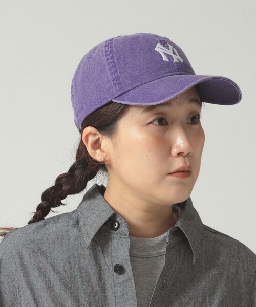 NEW ERA（ニューエラ）の「【別注】NEW ERA / 920 ACID WASH MLB（キャップ・レディース・ブラック/ネイビー/パープル・ONE SIZE）」の3枚目の写真