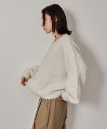 NERGY | ラメカールシャギー2WAYニット(ニット/セーター)