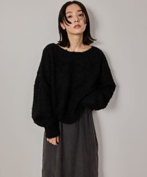 NERGY | ラメカールシャギー2WAYニット(ニット/セーター)