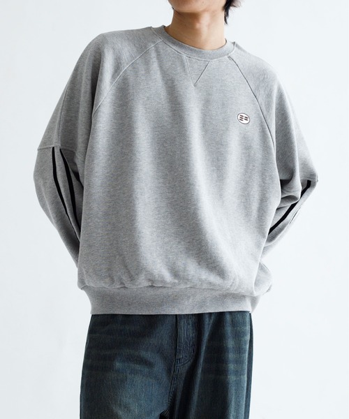 EPNK(イーピーエヌケー)の「【EPNK】Velours line sweat / ベロアラインスウェット(スウェット・メンズ・グレー/ブラック・LARGE/MEDIUM/SMALL)」の21枚目の写真