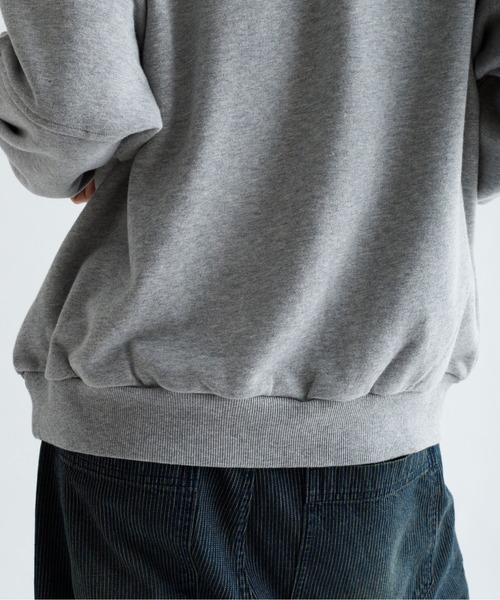 EPNK(イーピーエヌケー)の「【EPNK】Velours line sweat / ベロアラインスウェット(スウェット・メンズ・グレー/ブラック・LARGE/MEDIUM/SMALL)」の9枚目の写真