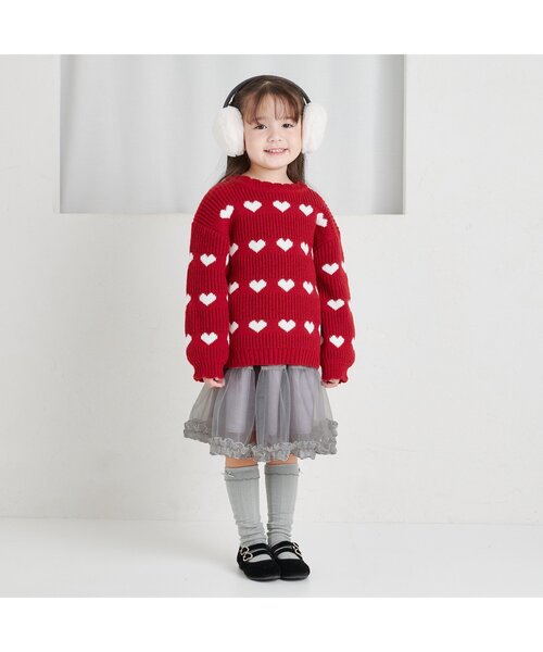 apres les cours（アプレレクール）の「シャイニーチュールスカート（スカート・キッズ・ピンク/ライトグレー・130/120/110/100/90）」の3枚目の写真