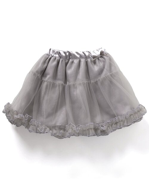 apres les cours（アプレレクール）の「シャイニーチュールスカート（スカート・キッズ・ピンク/ライトグレー・130/120/110/100/90）」の12枚目の写真