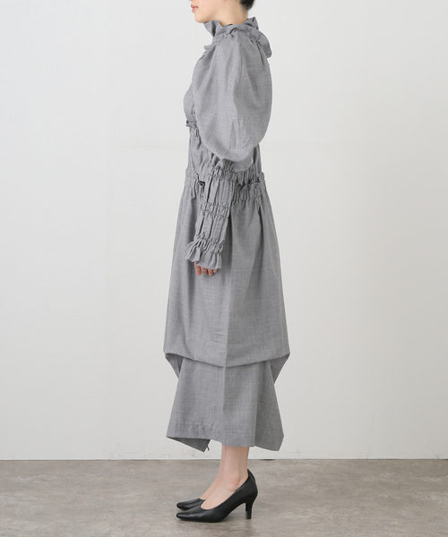 HOUGA（ホウガ）の「【HOUGA/ホウガ】SAFARI DRESS HW24FD10