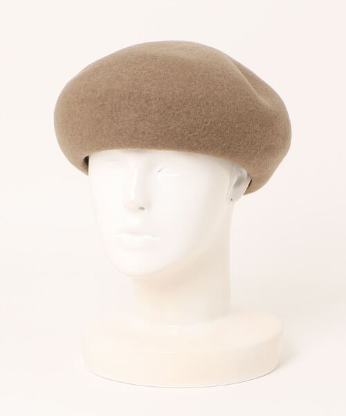 【セール】日本製ベレー帽(トップ深め)（ハンチング/ベレー帽）｜polcadot（ポルカドット）